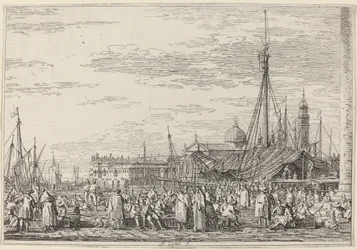 Le Marché sur le Molo, c. 1735-1746