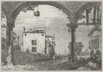 Le portique avec la lanterne