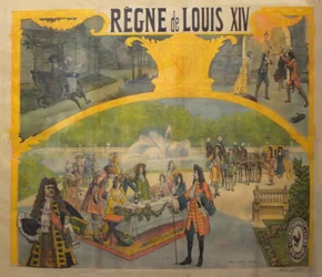 Affiche Le Regne de Louis XIV 1904