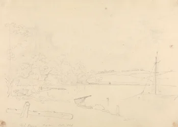 Maison des poissons, Île de Wight, septembre 1826