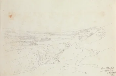 Depuis Elton Hill près de Clevedon, 6 septembre 1845