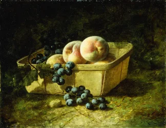 Pêches et raisins
