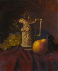 Nature morte avec aiguière et fruits