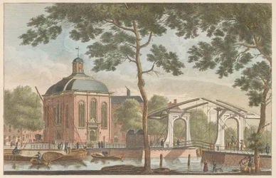 Église luthérienne à Rotterdam, vers 1790