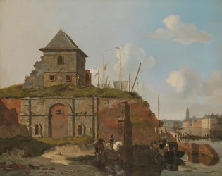 Muraille de la ville avec poudrière