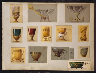 Sélection de dessins, Maison de Carl Fabergé