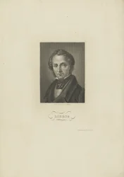 Portrait du chimiste Justus von Liebig, c. 1840