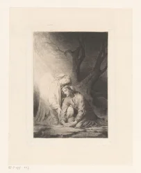 Christ réconforté par un ange au jardin de Gethsémani