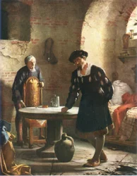 Danois : Christian II emprisonné dans la tour du château de Sønderborg Christian II emprisonné dans la tour du château de Sønderborg