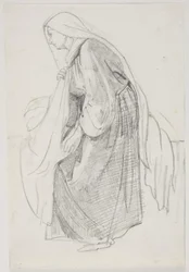 Études pour la peinture du musée "La fille de Jaïre" (kms835)