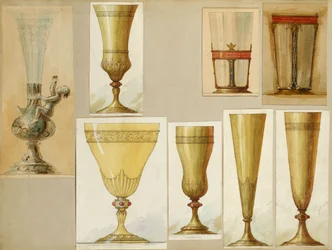 Sélection de dessins, Maison de Carl Fabergé