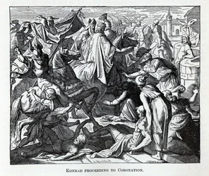 Conrad se rendant au couronnement, 1882