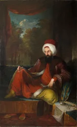 Portrait de Yusuf Agah Efendi 1744-1824, seconde moitié du 18e siècle