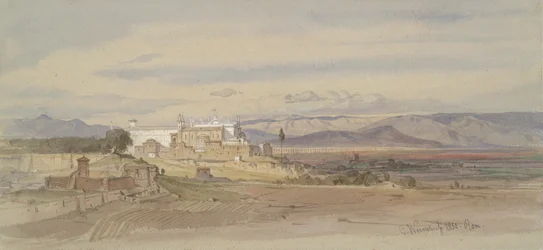 Paysage romain avec San Giovanni in Laterano