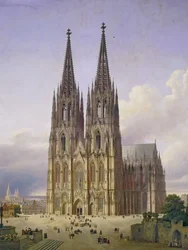 Vue idéale de la cathédrale de Cologne, 1834-1836