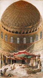 Le Rocher sacré, sommet du mont Moriah, Jérusalem, 1891