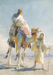 Le cheikh et son guide, 1874