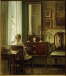 Jeune femme lisant