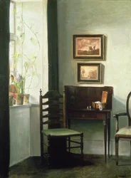 Intérieur éclairé par le soleil