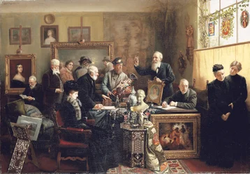 La vente aux enchères de la propriété, 1903