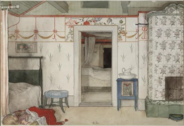 Britas fait un petit somme, de la série A Home, c.1895