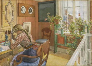 Écriture de lettres, 1912