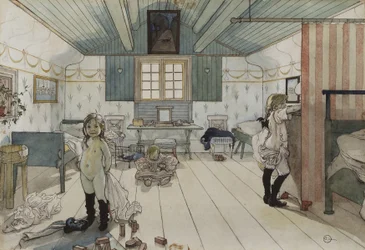 La chambre des mamans et des petites filles, de la série A Home, c.1895
