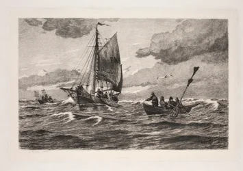 Pêcheurs en mer