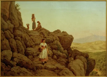 Paysage rocheux près de Rocca di Papa