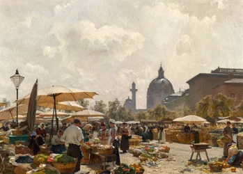 Le marché Naschmarkt à Vienne