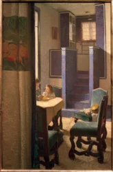 Salon dans la maison sur la Hohen Warte