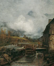Moulin à eau à Goisern (d