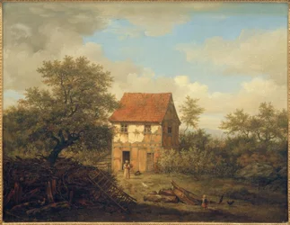 Partie près du château de Born dans les montagnes du Taunus