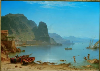 C. Morgenstern, Terracina avec rocher de poisson