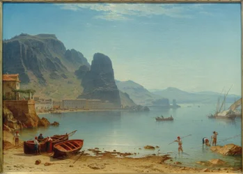 Terracina avec rocher de poisson