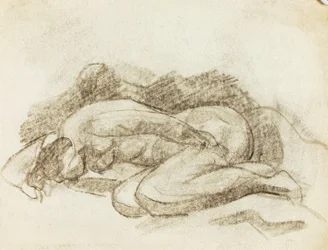 Femme nue allongée