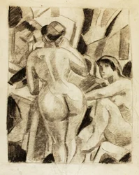 Groupe de nus féminins