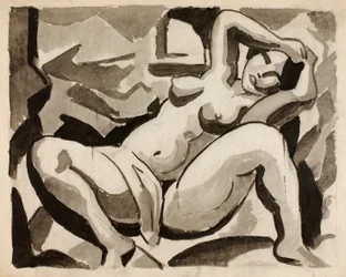 Nu féminin couché