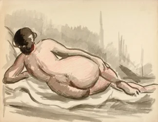 Nu féminin couché