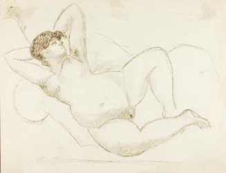 Nu féminin couché