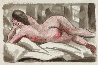 Nu féminin couché