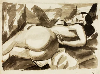 Nu couché, femme