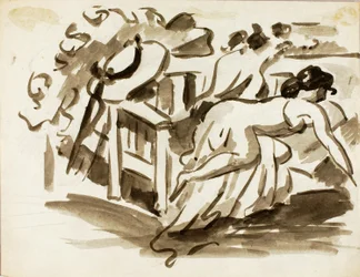 Femme couchée