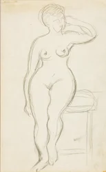 Nu féminin debout