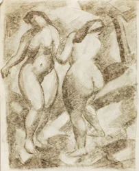 Deux nus féminins