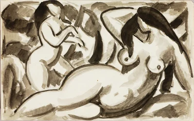Deux nus féminins