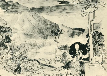 Vue de Trente, 1815, 1943