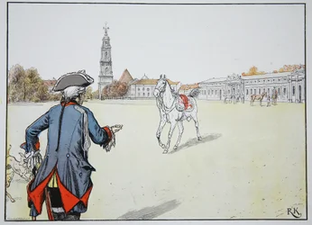 Vieux Fritz et son cheval préféré