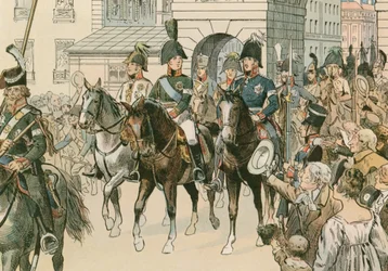 Entrée des monarques alliés à Paris en 1815