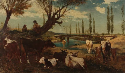 Troupeau de vaches à l